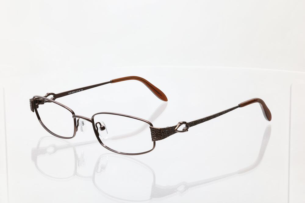 Christie Brinkley C305 BRN 51-18-135mm Eyeglasses FRAMES ONLY - GOOD CONDITION
